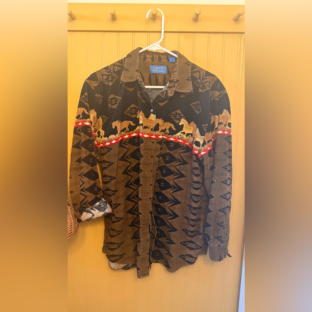 Natural Reflections Western Button Up Shirt